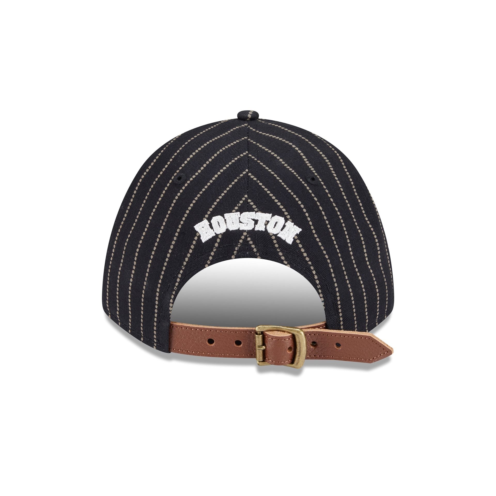 Houston Astros Dotted Pinstripe 9FORTY M-Crown A-Frame Adjustable Hat