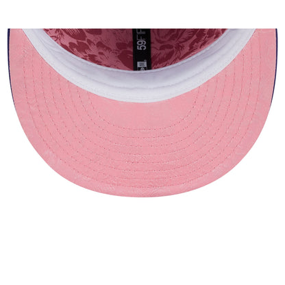 Texas Rangers Floral Undervisor 59FIFTY Fitted Hat