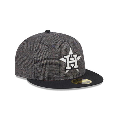 Houston Astros Plaid Retro Crown 59FIFTY Fitted Hat