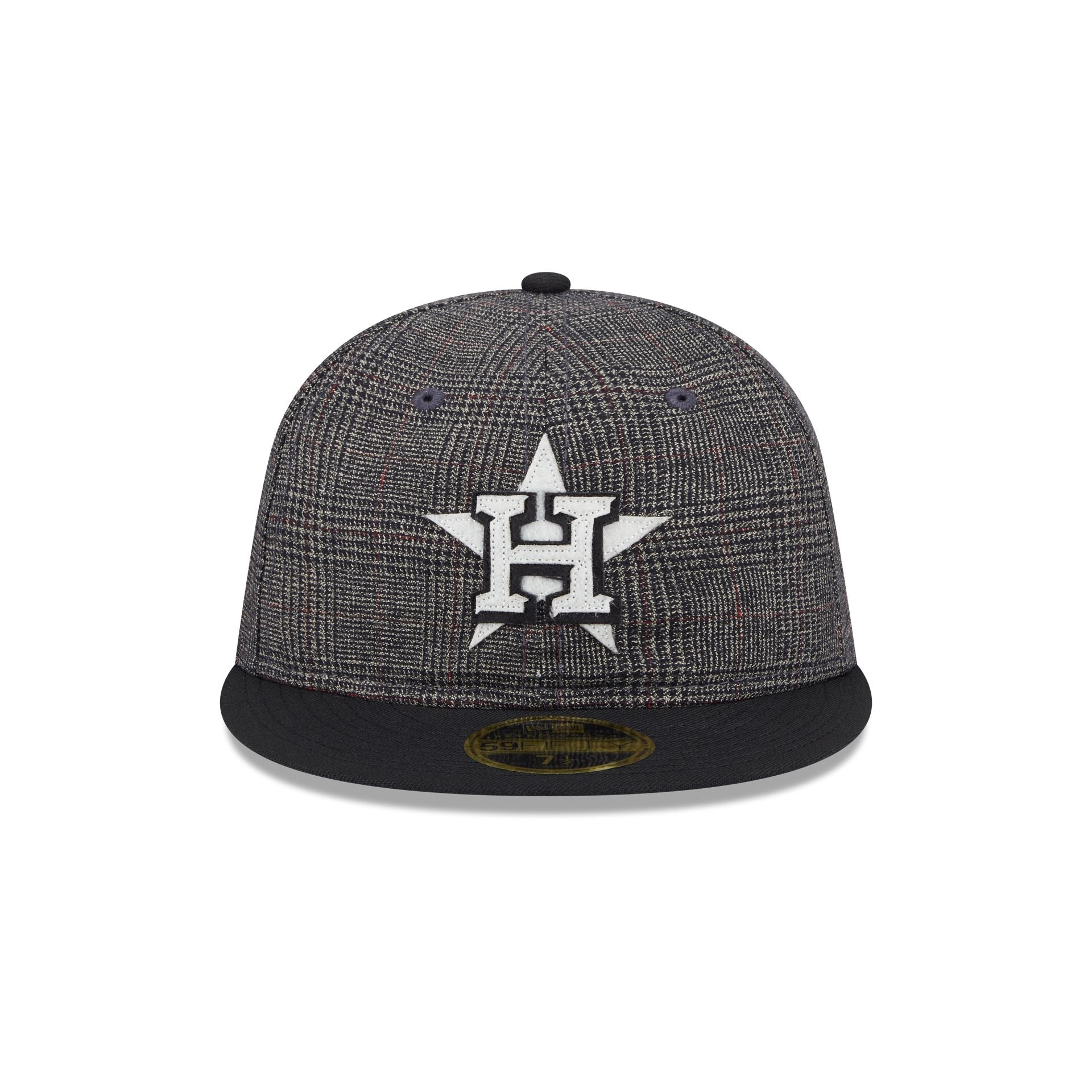 Houston Astros Plaid Retro Crown 59FIFTY Fitted Hat
