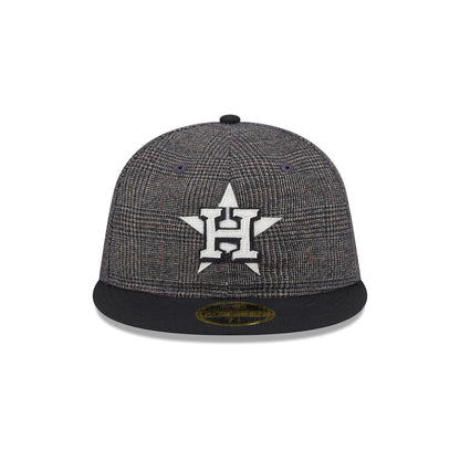 Houston Astros Plaid Retro Crown 59FIFTY Fitted Hat