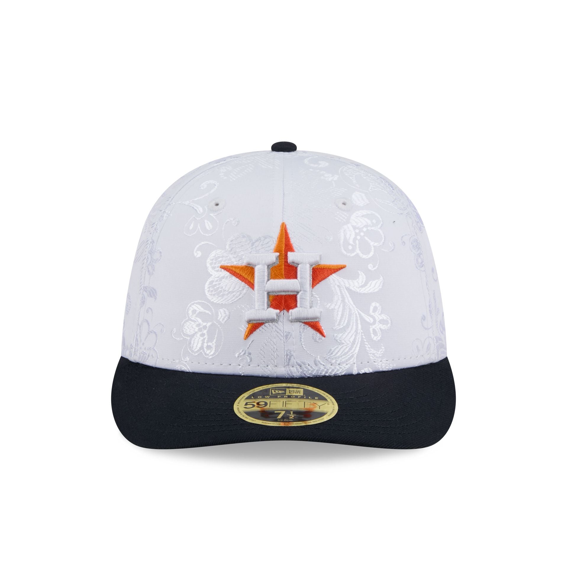 Houston Astros Floral Shine Low Profile 59FIFTY Fitted Hat