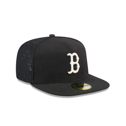 Boston Red Sox Black Mesh 59FIFTY A-Frame Fitted Hat