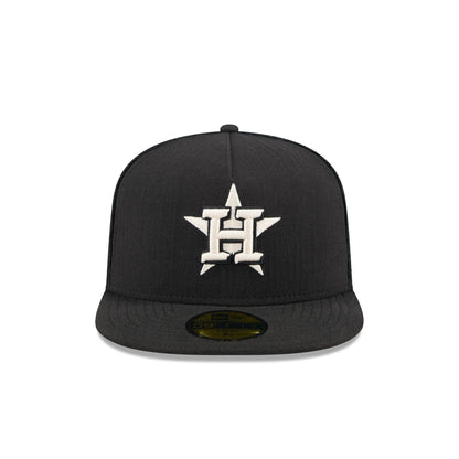 Houston Astros Black Mesh 59FIFTY A-Frame Fitted Hat