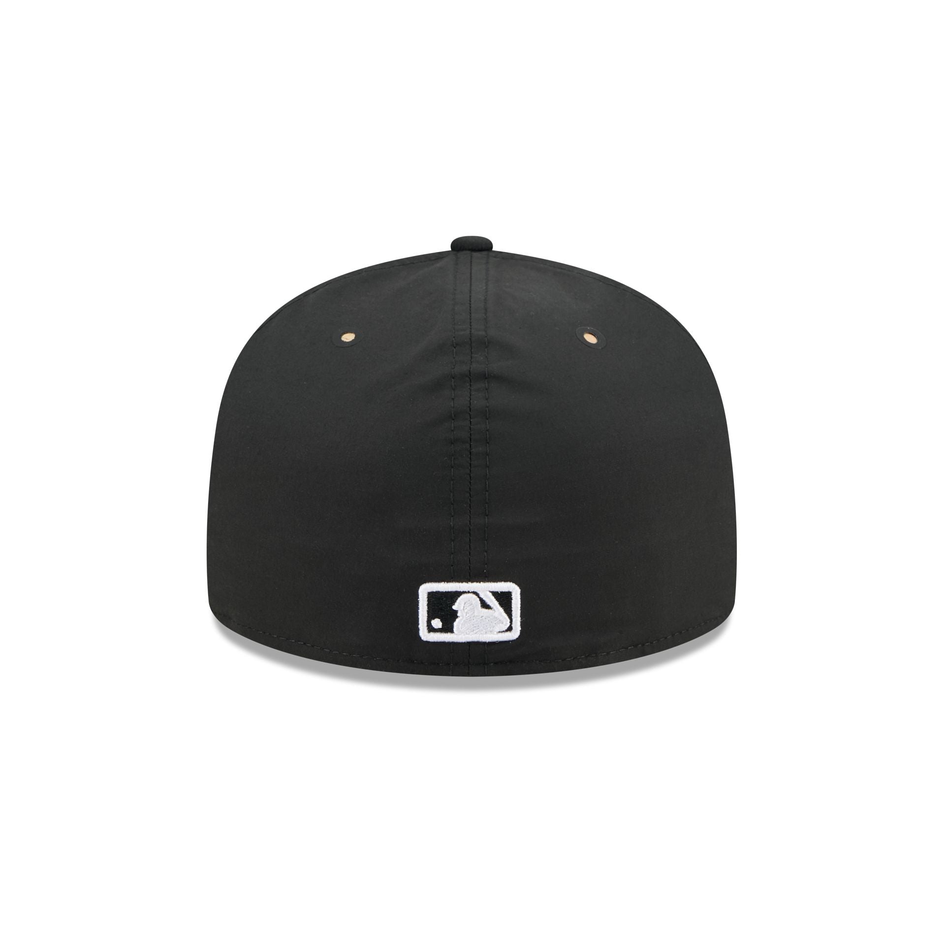 Chicago White Sox Black Poly Rope Split Panel 59FIFTY Fitted Hat