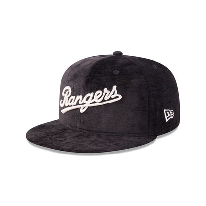 Texas Rangers Black Velvet 59FIFTY Fitted Hat