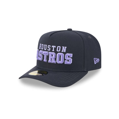 Houston Astros Navy Lavender 59FIFTY A-Frame Fitted Hat