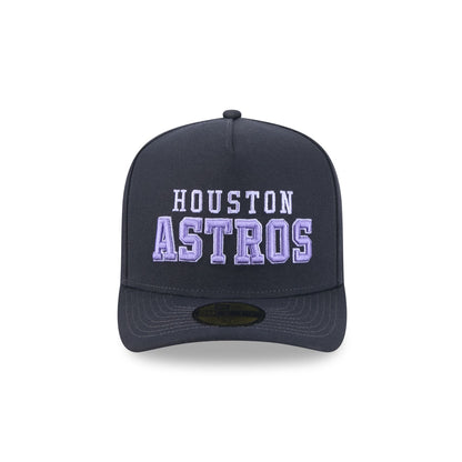 Houston Astros Navy Lavender 59FIFTY A-Frame Fitted Hat