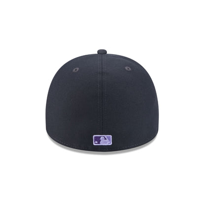 Los Angeles Dodgers Navy Lavender 59FIFTY A-Frame Fitted Hat