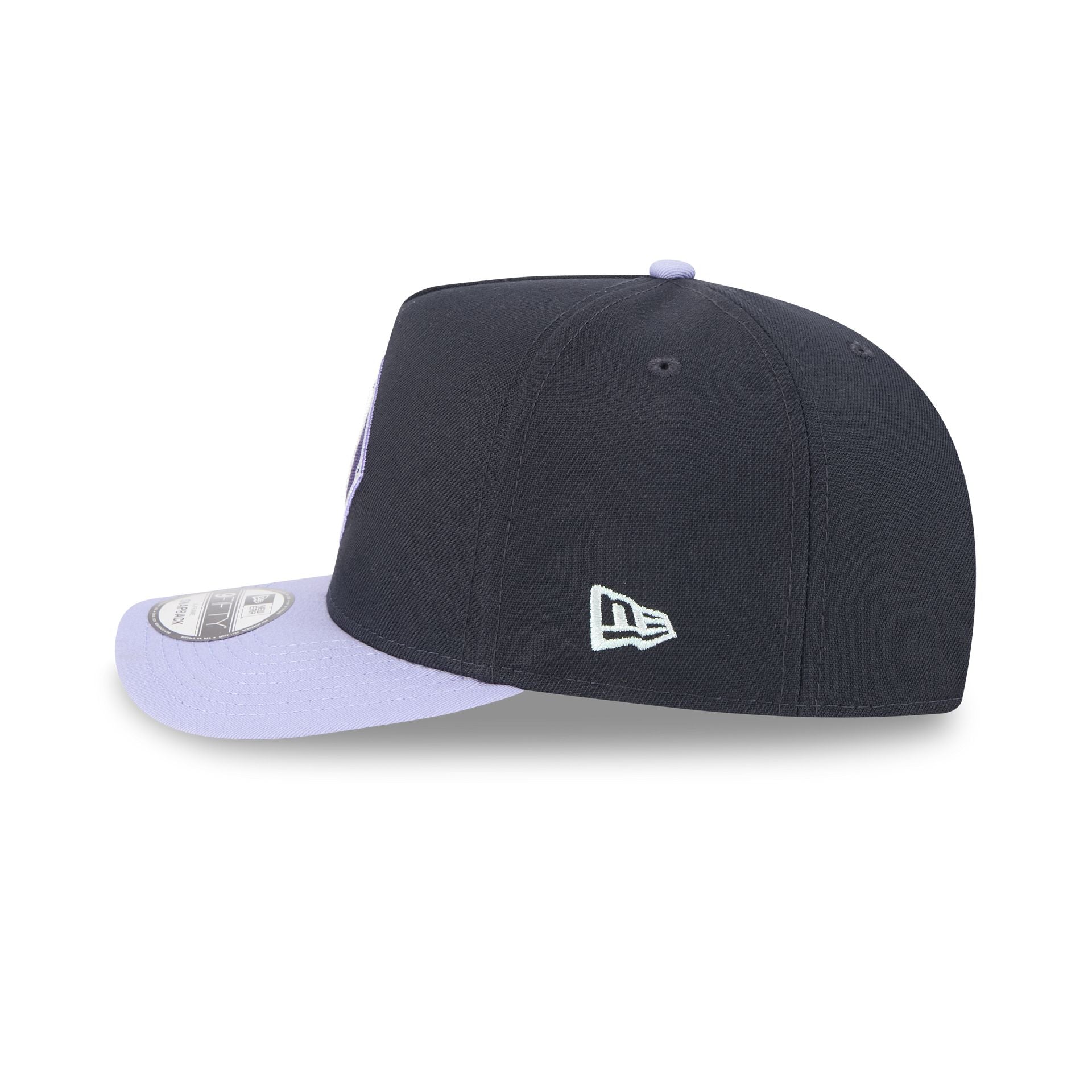 Chicago White Sox Navy Lavender 9FIFTY A-Frame Snapback Hat