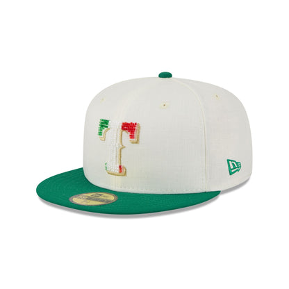 Texas Rangers Beaded Linen 59FIFTY Fitted Hat