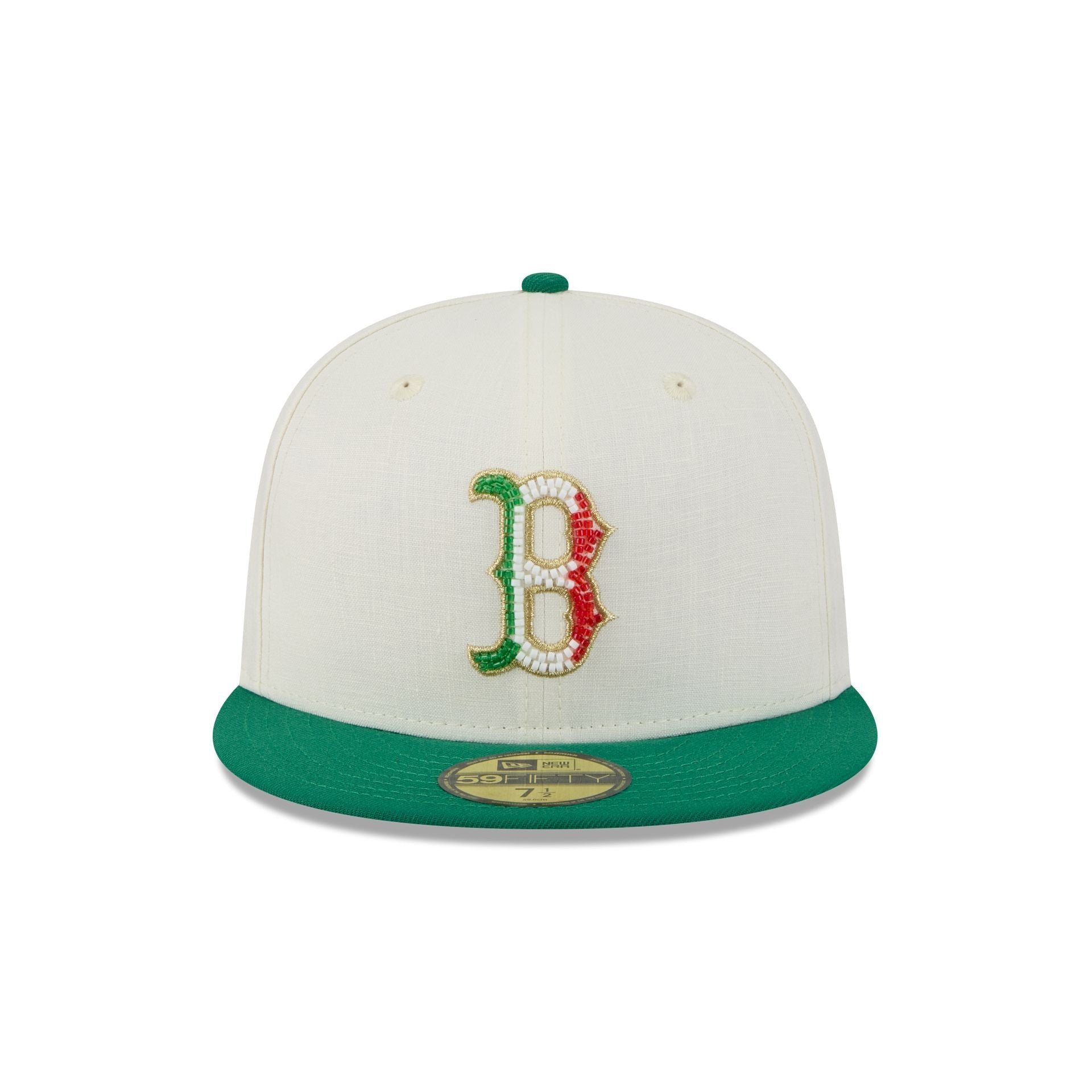 Boston Red Sox Beaded Linen 59FIFTY Fitted Hat