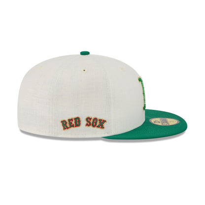 Boston Red Sox Beaded Linen 59FIFTY Fitted Hat