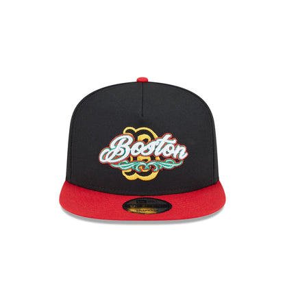 Boston Red Sox City Script 9FIFTY A-Frame Snapback Hat