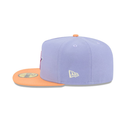 Houston Astros Lavender 59FIFTY A-Frame Fitted Hat