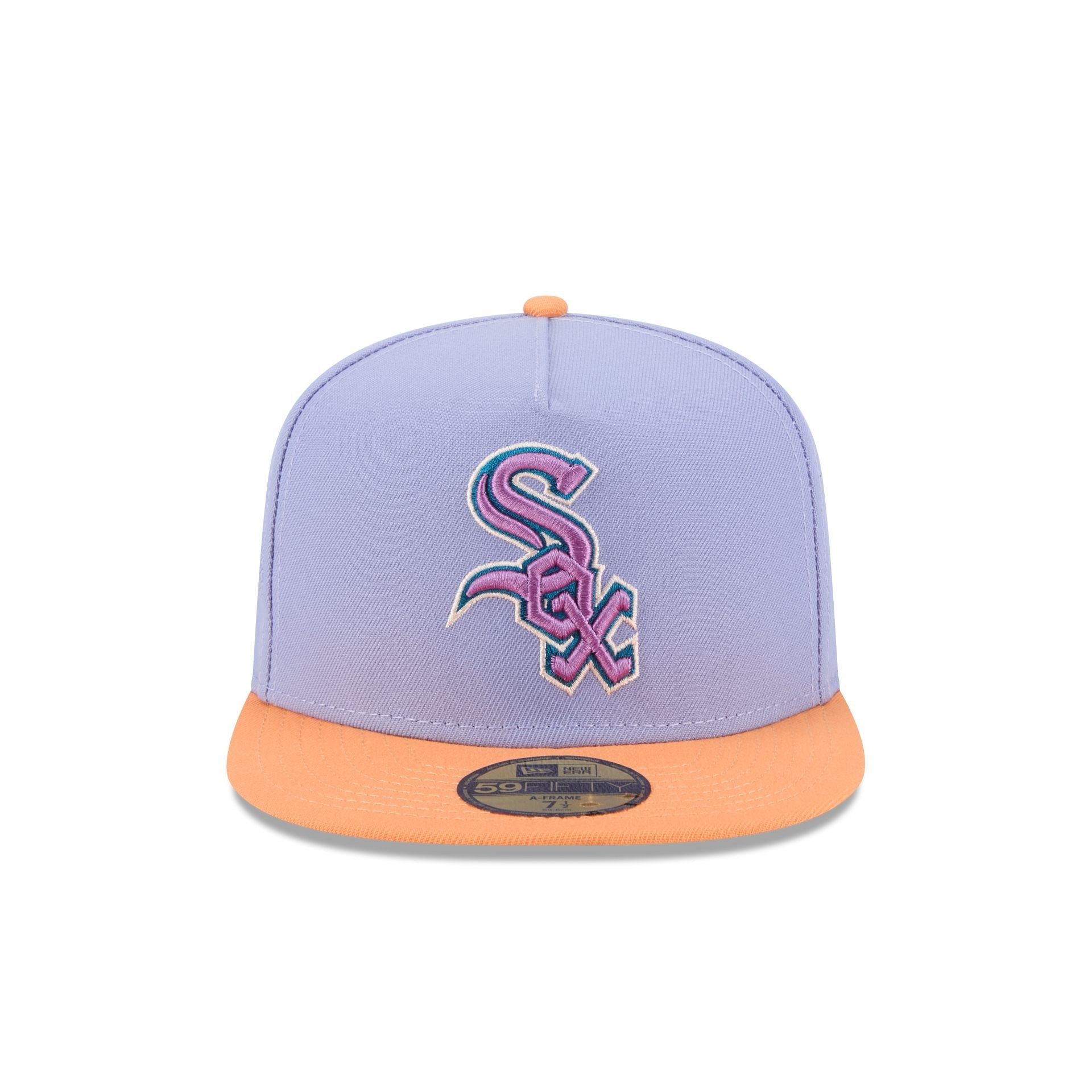 Chicago White Sox Lavender 59FIFTY A-Frame Fitted Hat