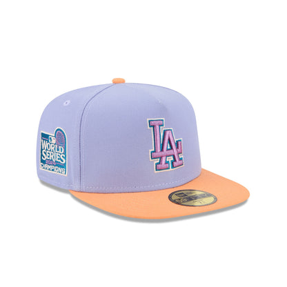 Los Angeles Dodgers Lavender 59FIFTY A-Frame Fitted Hat