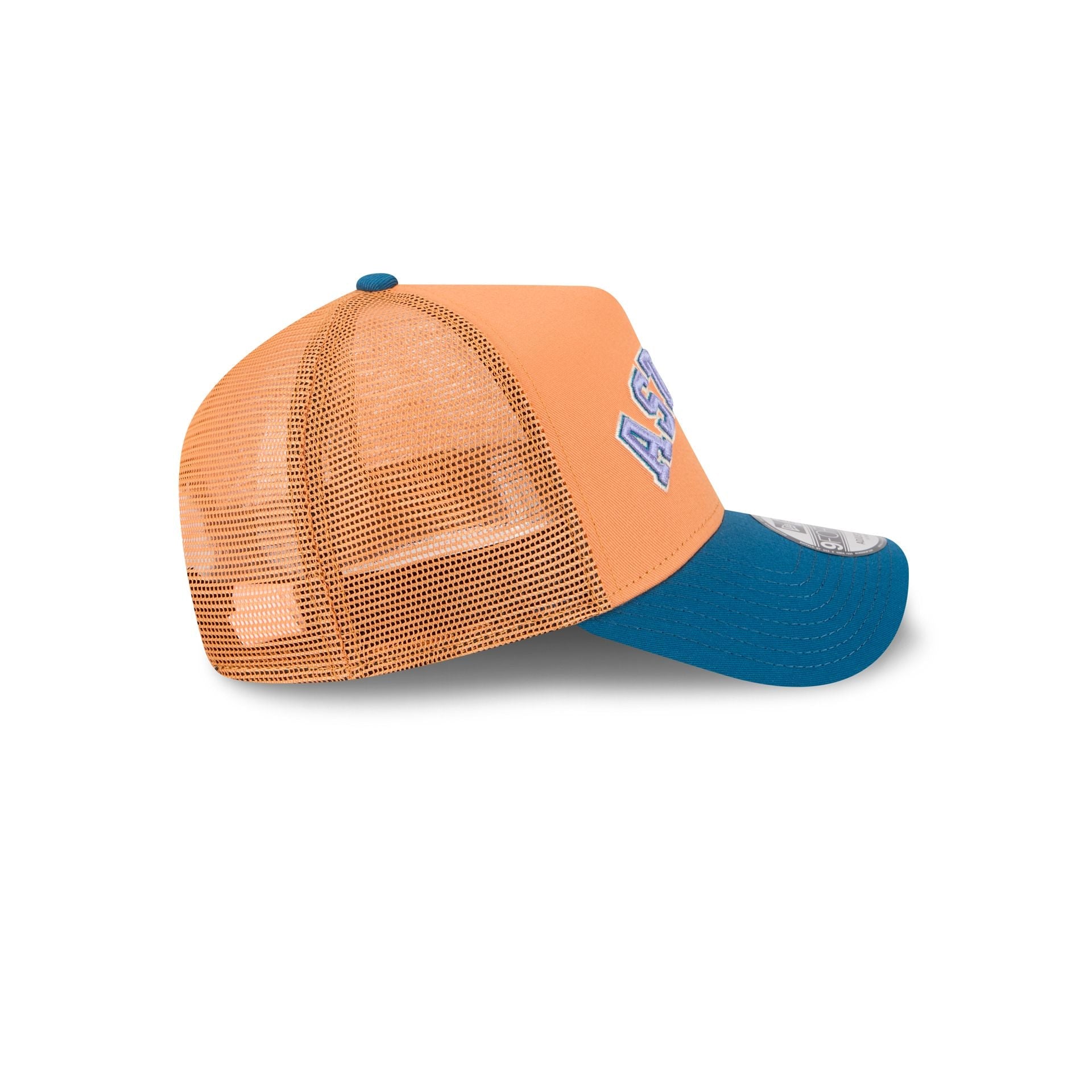 Houston Astros Orange Glaze 9FORTY A-Frame Trucker Hat