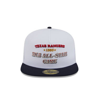 Texas Rangers Summer Derby White 59FIFTY A-Frame Fitted Hat