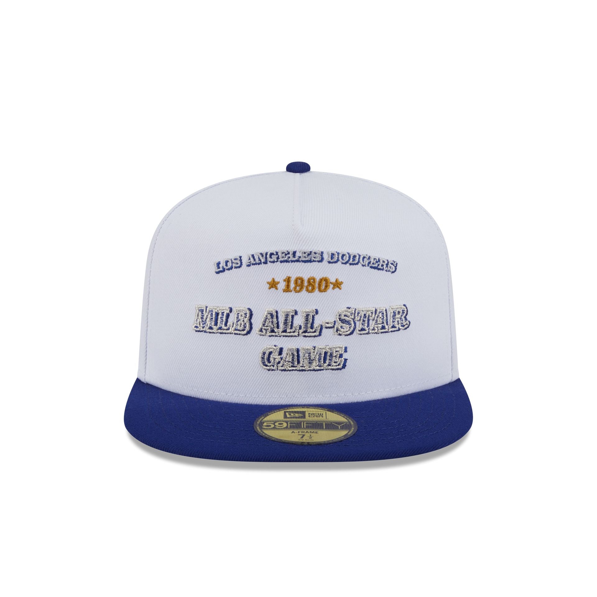 Los Angeles Dodgers Summer Derby White 59FIFTY A-Frame Fitted Hat