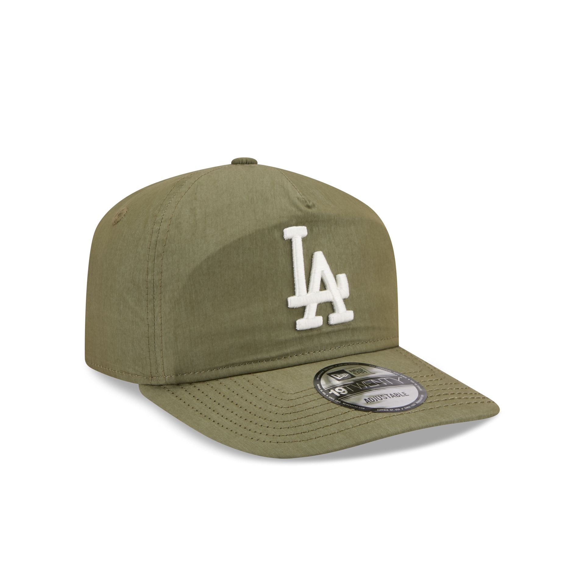Los Angeles Dodgers Olive Green Nylon 19TWENTY Adjustable Hat