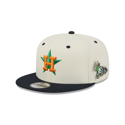 Houston Astros Mascot Pin 9FIFTY Snapback Hat
