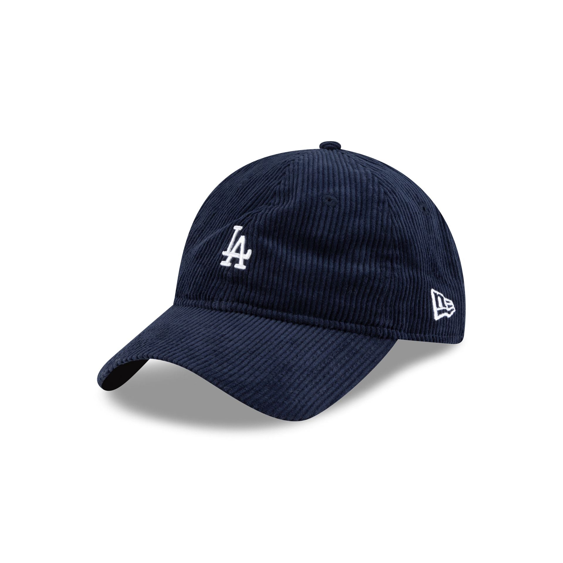 Los Angeles Dodgers Mini Logo Navy Corduroy 9TWENTY Adjustable Hat