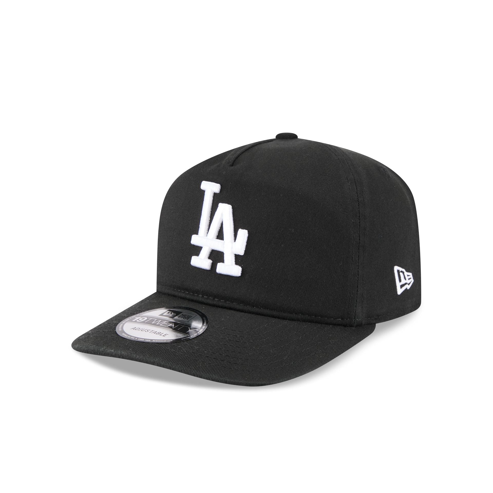 Los Angeles Dodgers Black and White 19TWENTY Snapback Hat