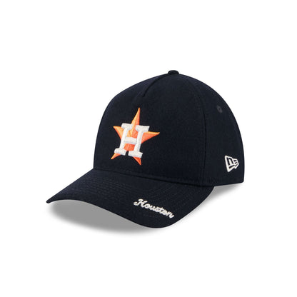 Houston Astros Wool Letterman 9TWENTY A-Frame Adjustable Hat Adjustable Hat