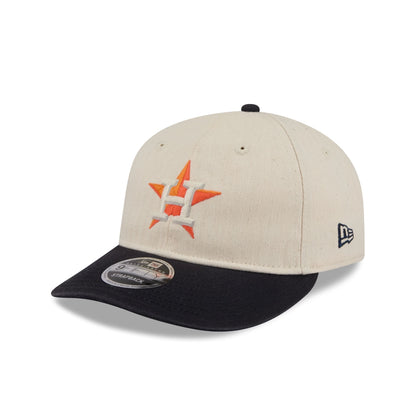 Houston Astros Three Looms Americana Herringbone Retro Crown 9FIFTY Adjustable Hat