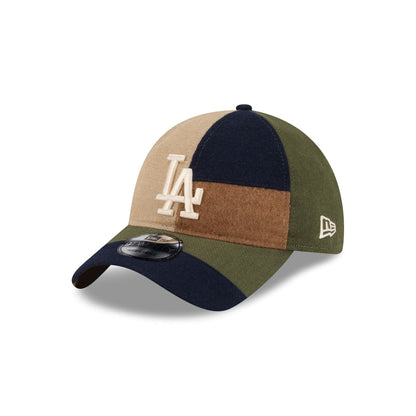 Los Angeles Dodgers Three Looms Cotton Twill Patchwork 9TWENTY Adjustable Hat