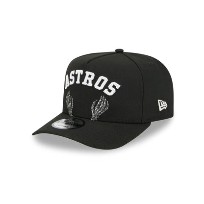 Houston Astros Skeletal Script 9FIFTY A-Frame Snapback Hat