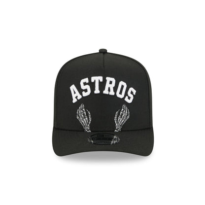 Houston Astros Skeletal Script 9FIFTY A-Frame Snapback Hat