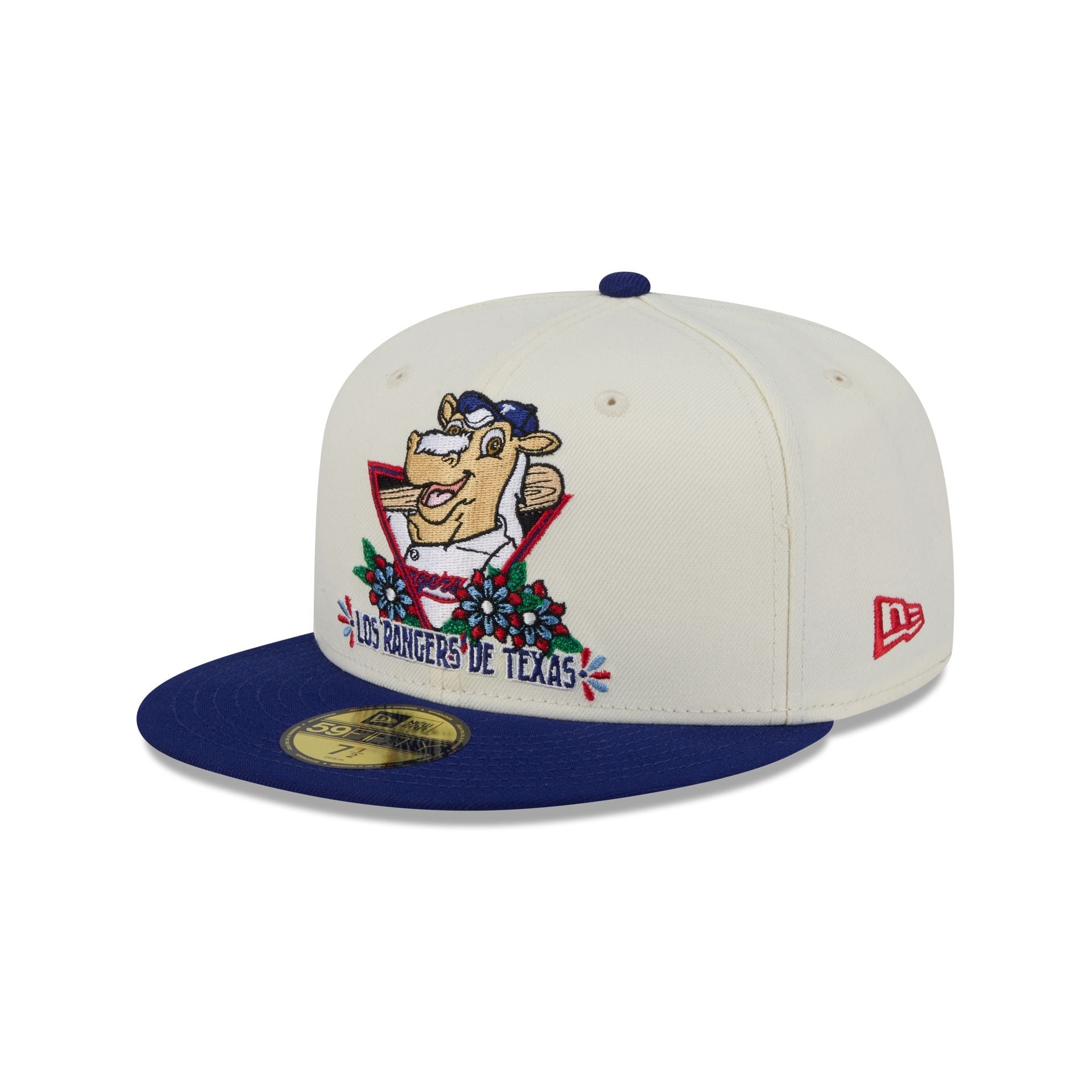 Texas Rangers Day of the Dead Sugar Skull Mascot 59FIFTY Fitted Hat