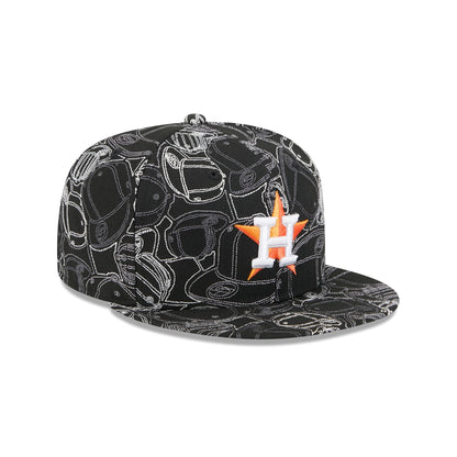 Houston Astros Cap Scramble 59FIFTY Fitted Hat