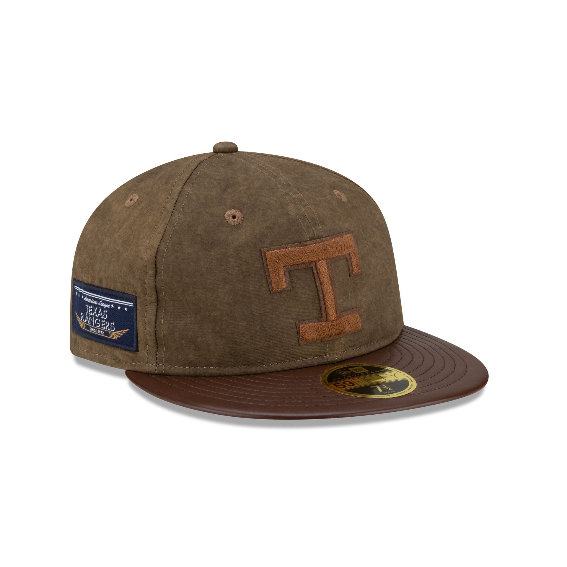 Texas Rangers Utility Linen Retro Crown 59FIFTY Fitted Hat