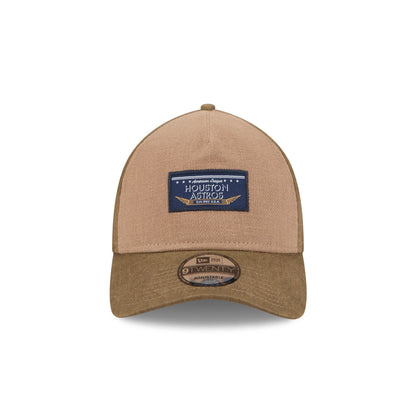Houston Astros Utility Linen 9TWENTY A-Frame Adjustable Hat