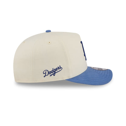Los Angeles Dodgers Cotton Brush Chrome Pre-Curve 9FIFTY A-Frame Snapback Hat