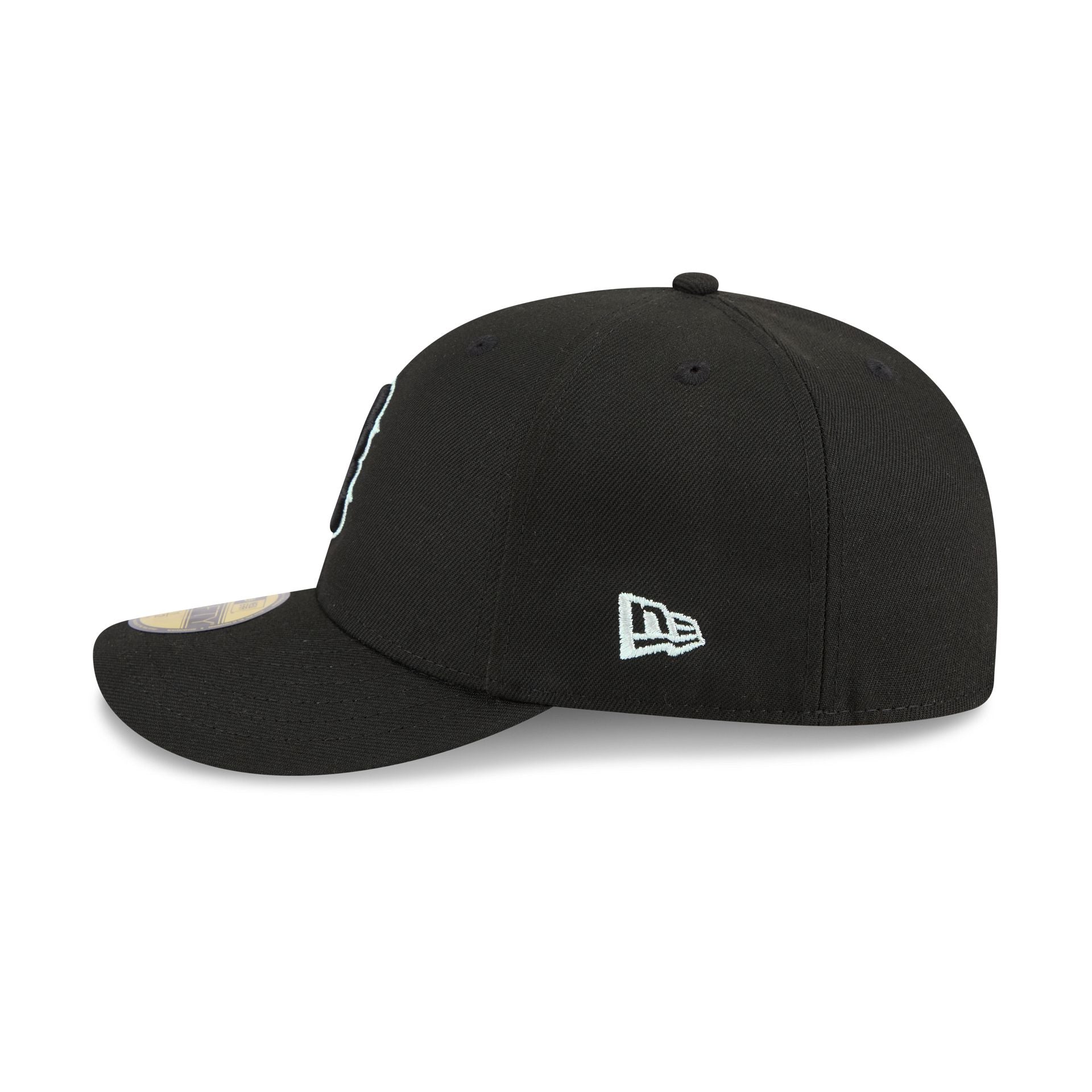 Boston Red Sox Black Pre-Curve 59FIFTY Fitted Hat