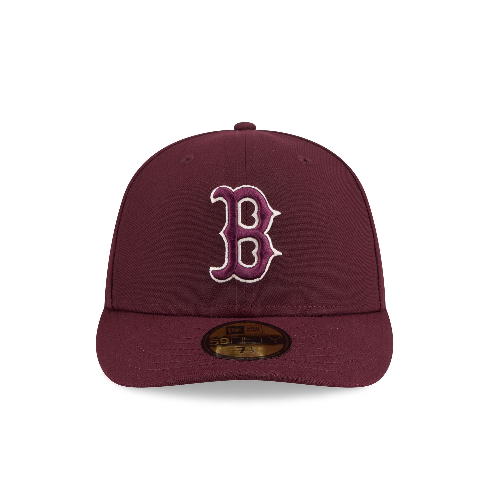Boston Red Sox Maroon Pre-Curve 59FIFTY Fitted Hat