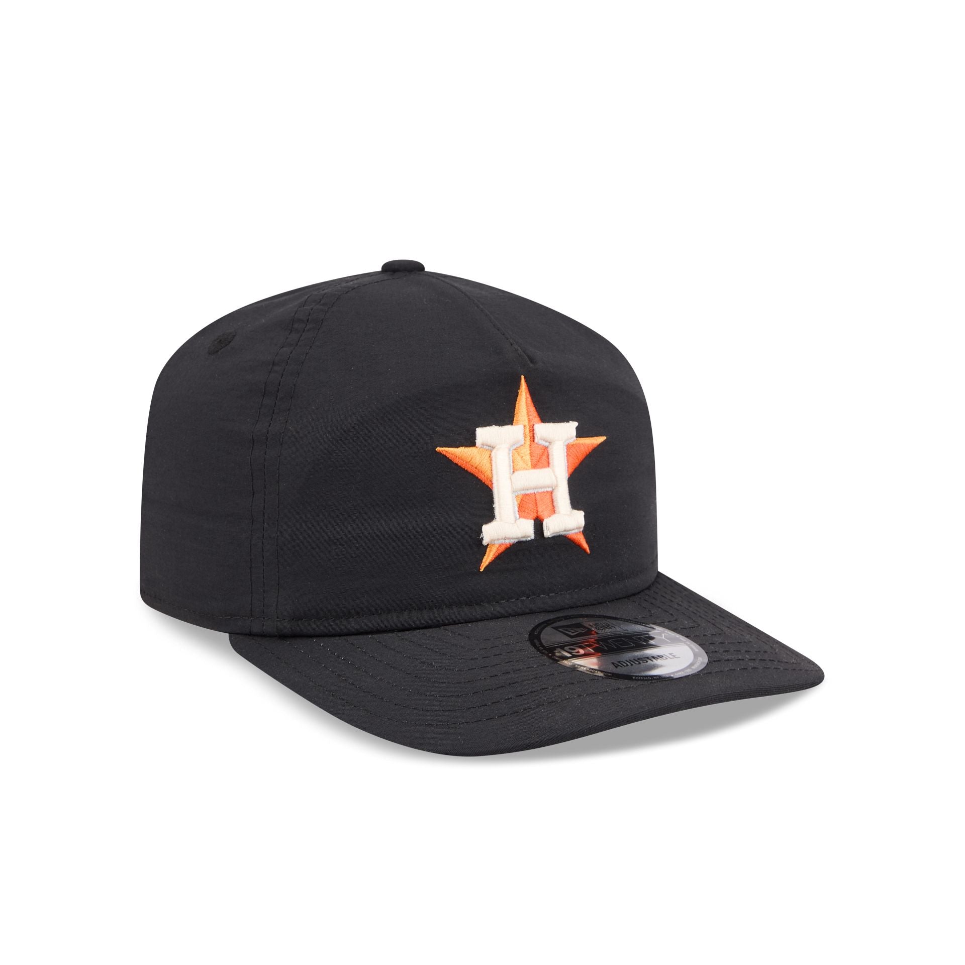 Houston Astros Black Nylon 19TWENTY Snapback Hat