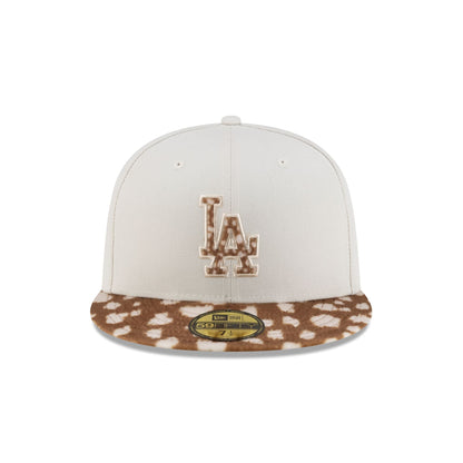 Los Angeles Dodgers Animal Visor 59FIFTY Fitted Hat