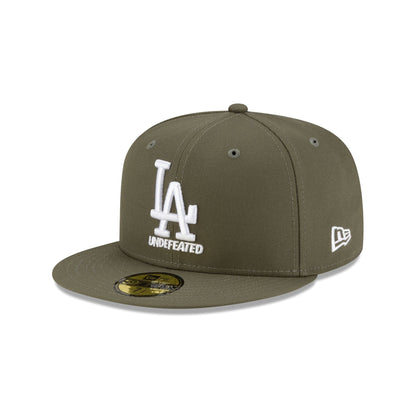 Undefeated x Los Angeles Dodgers Stacked Olive 59FIFTY Fitted Hat