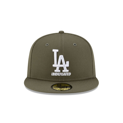 Undefeated x Los Angeles Dodgers Stacked Olive 59FIFTY Fitted Hat