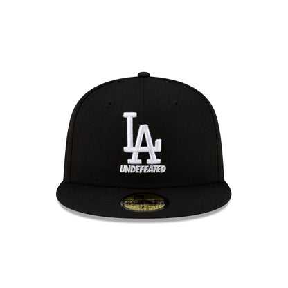 Undefeated x Los Angeles Dodgers Stacked Black 59FIFTY Fitted Hat