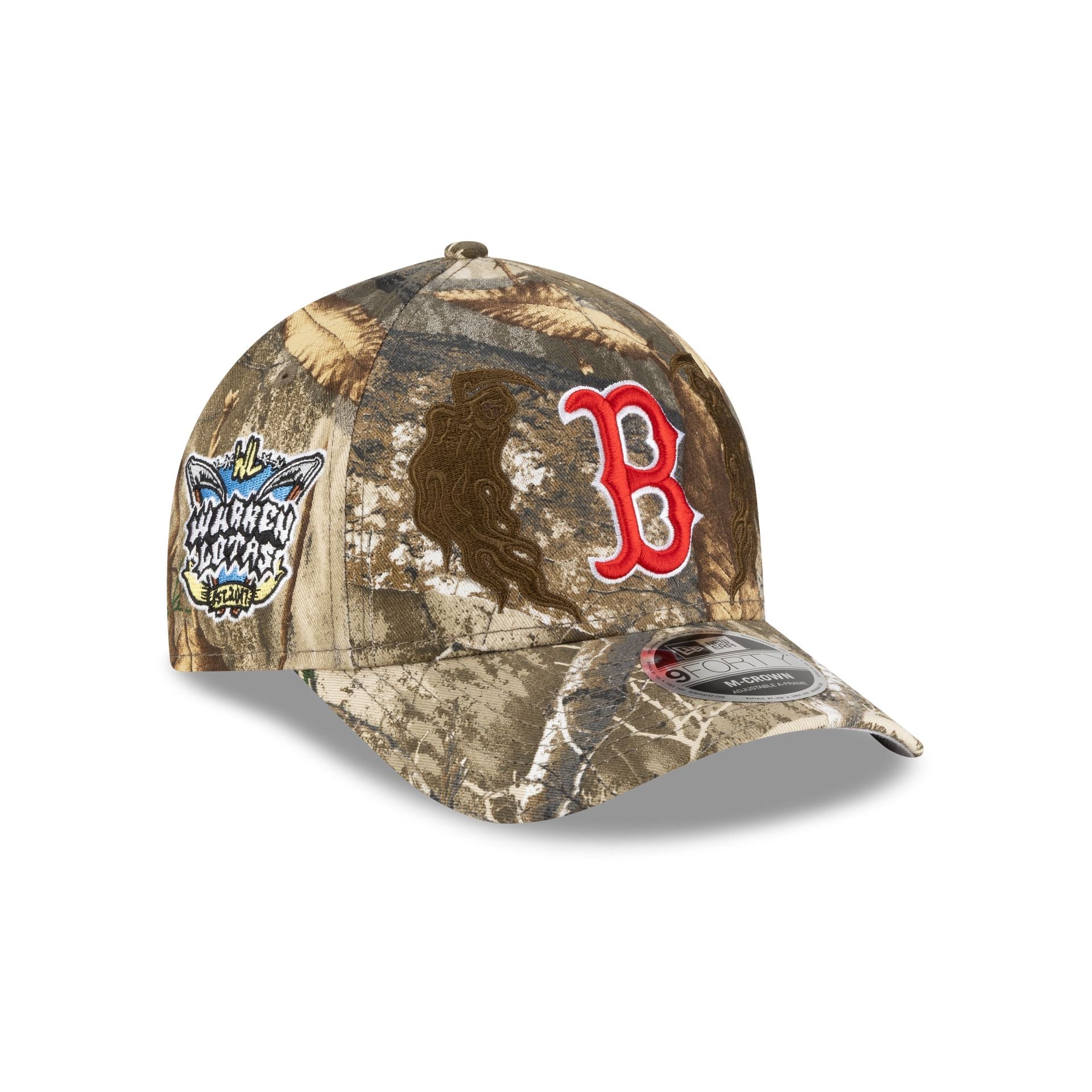 Warren Lotas x Boston Red Sox Realtree 9FORTY M-Crown A-Frame Snapback Hat