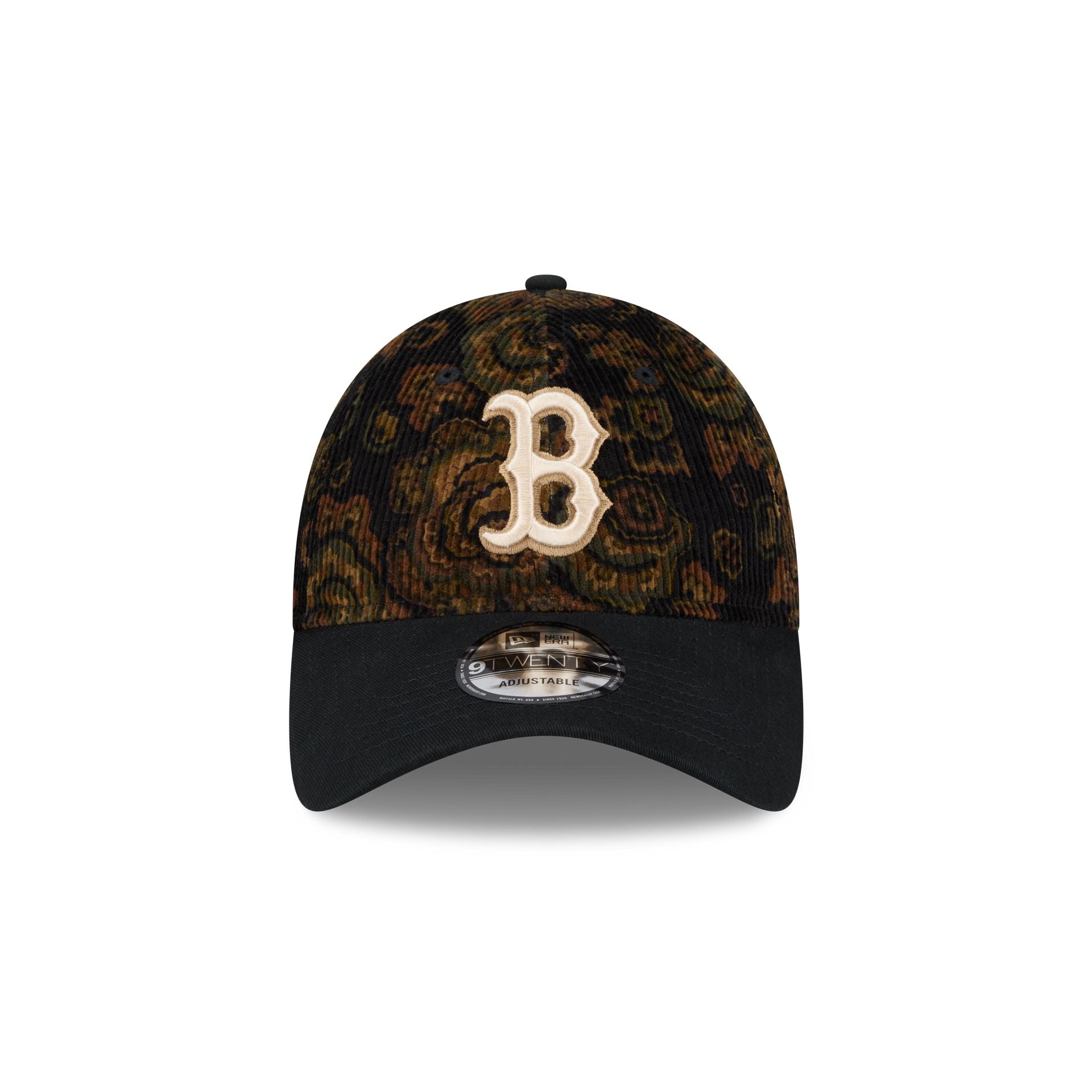 Boston Red Sox Three Looms Floral Corduroy 9TWENTY Adjustable Hat