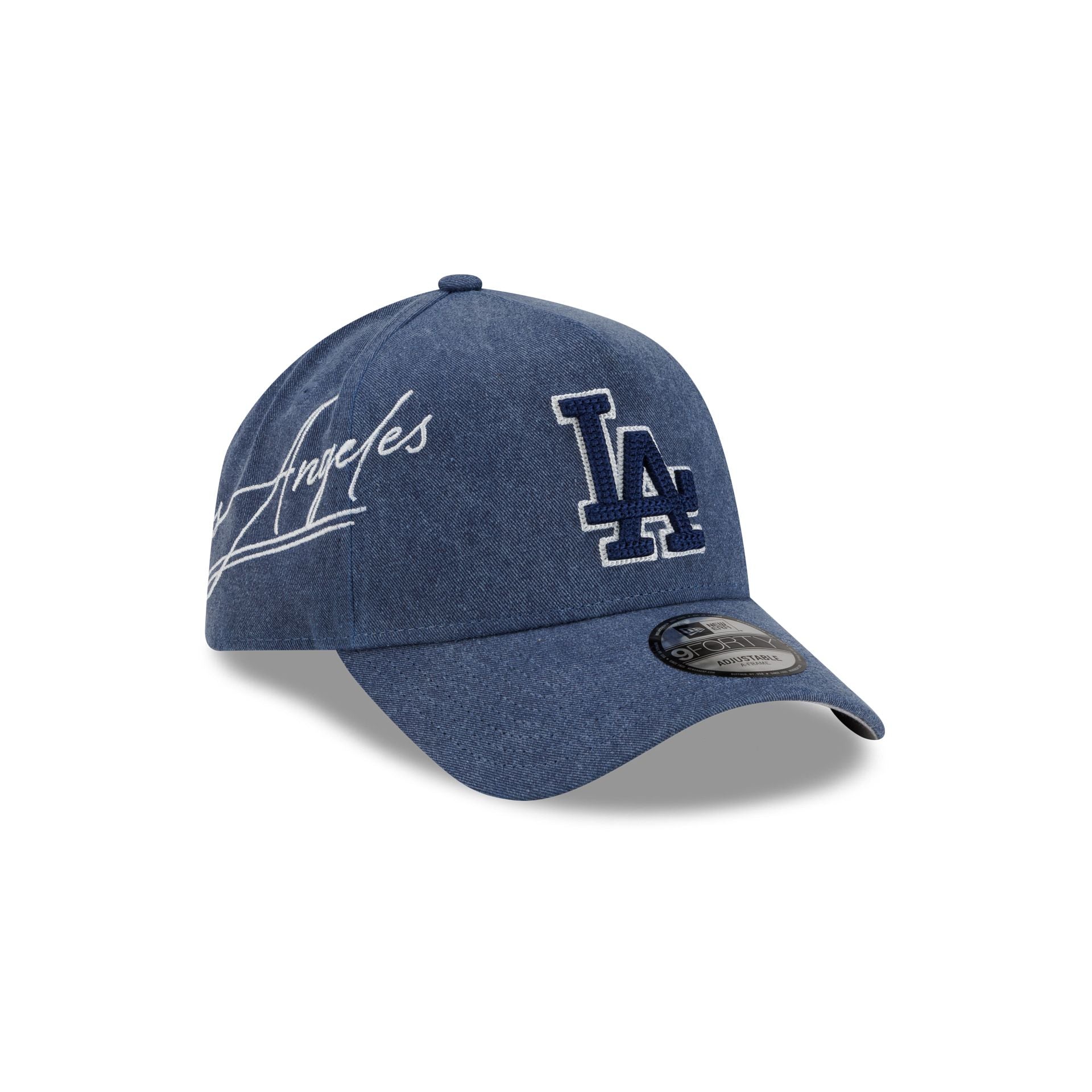 Los Angeles Dodgers Script 9FORTY A-Frame Snapback Hat