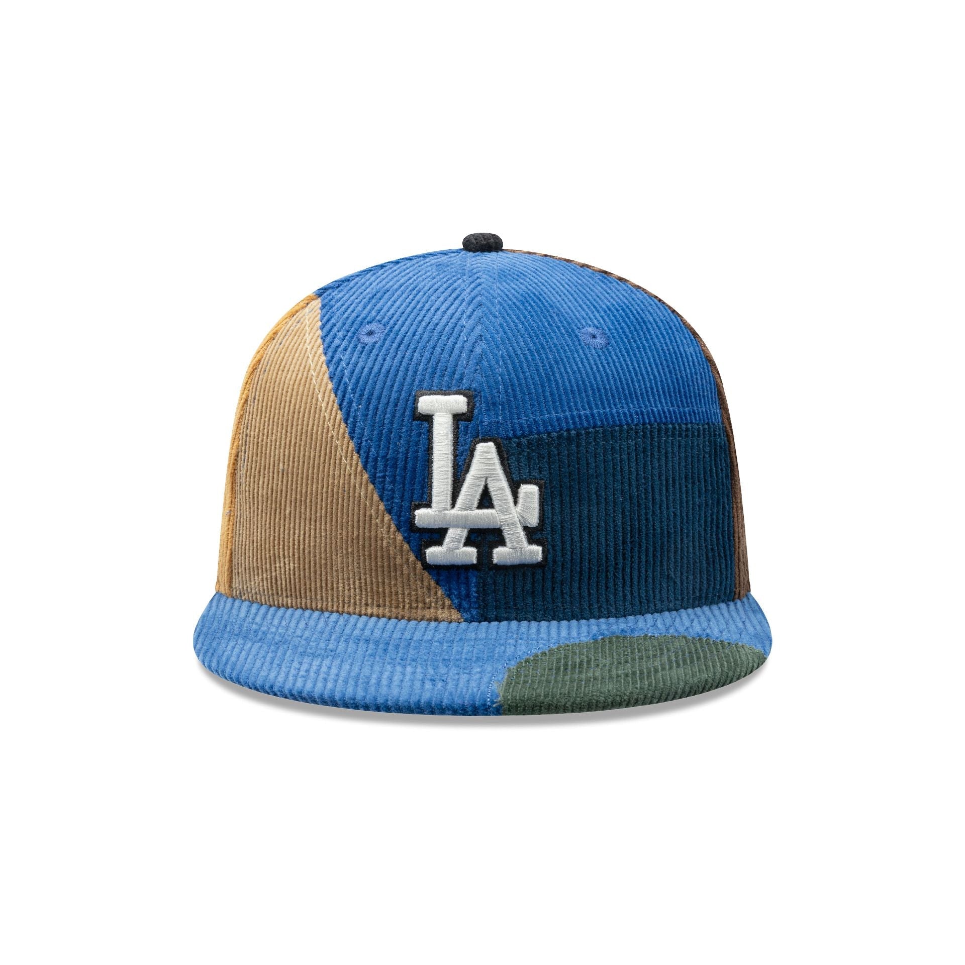 Los Angeles Dodgers Corduroy Patchwork 59FIFTY Fitted Hat