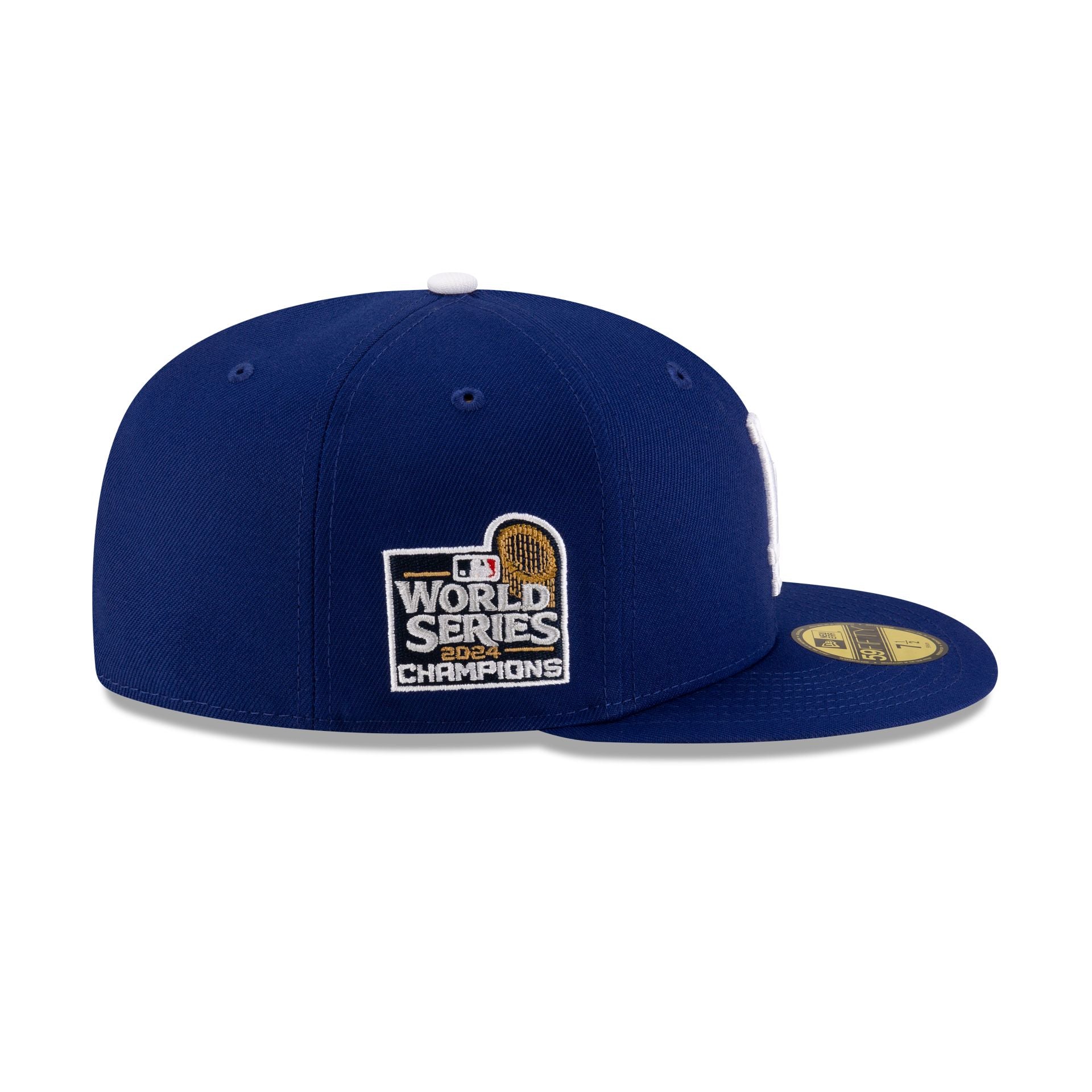 Los Angeles Dodgers 2024 World Series Champions Dark Royal 59FIFTY Fitted Hat